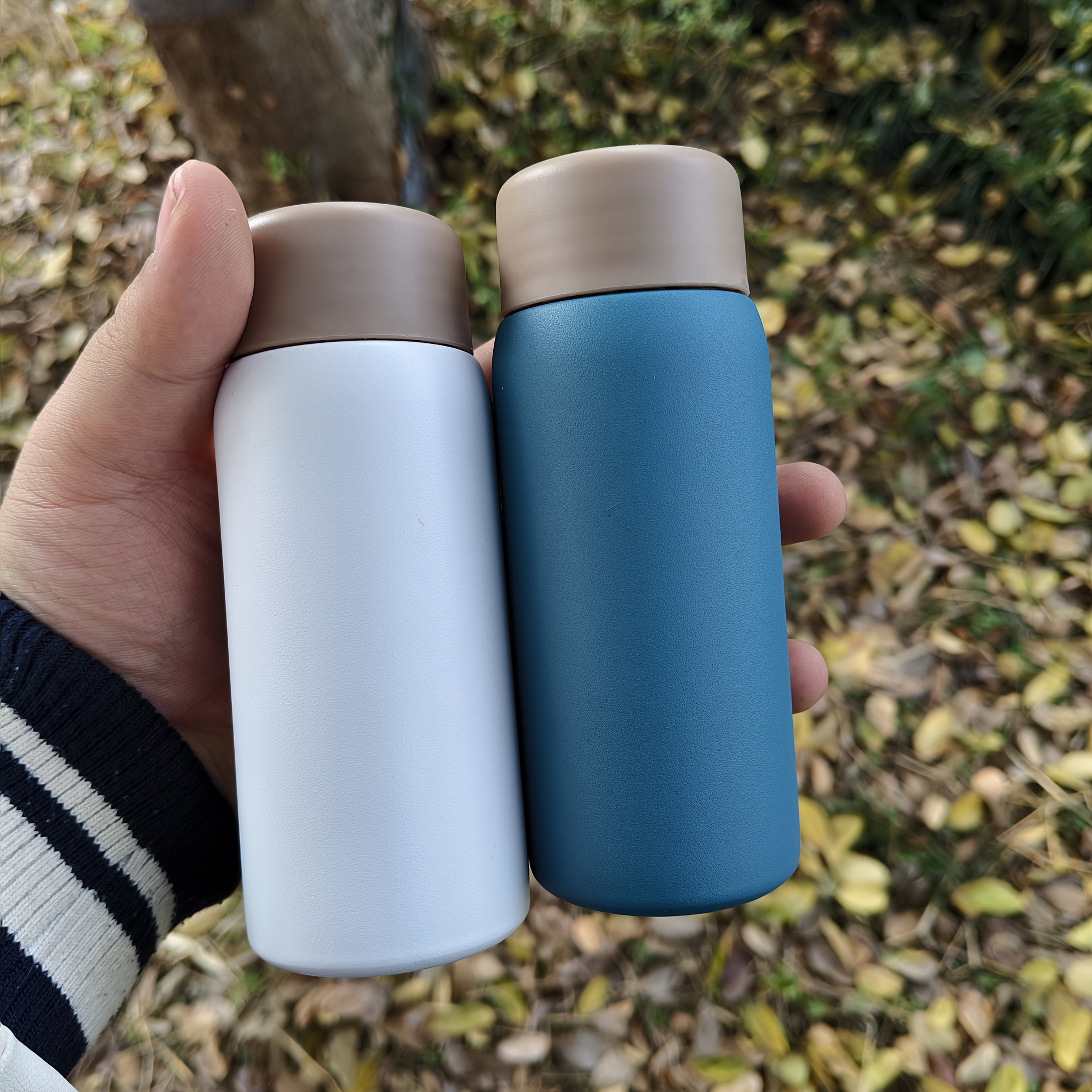 Mini tragbare Thermoskanne, kleine Studentenbecher, 5.07oz *-Wasserflasche, isolierte Getränkeflasche, Haushalts-Thermoskanne, Camping-/Wander-Wasserflasche, Büro-Thermoskanne * für Ostern,