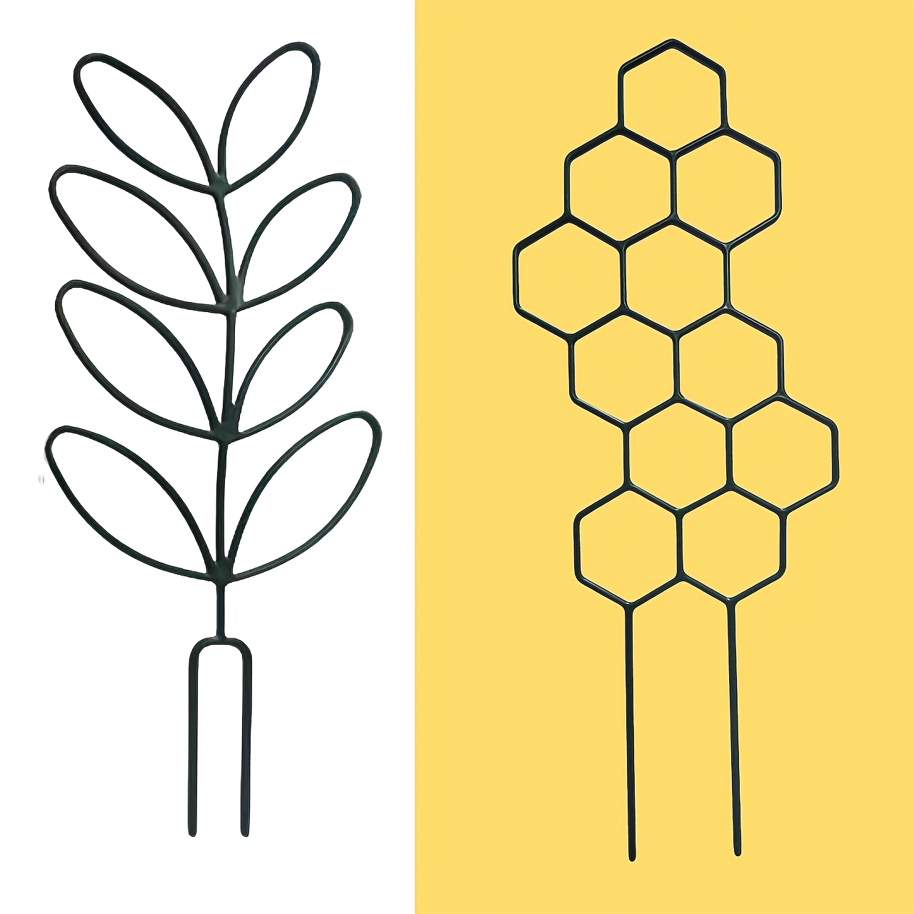Image of 2set Honeycomb And Foliage Climbing Trainer-potted Vines And Planters Indoor And Outdoor Gardening Space