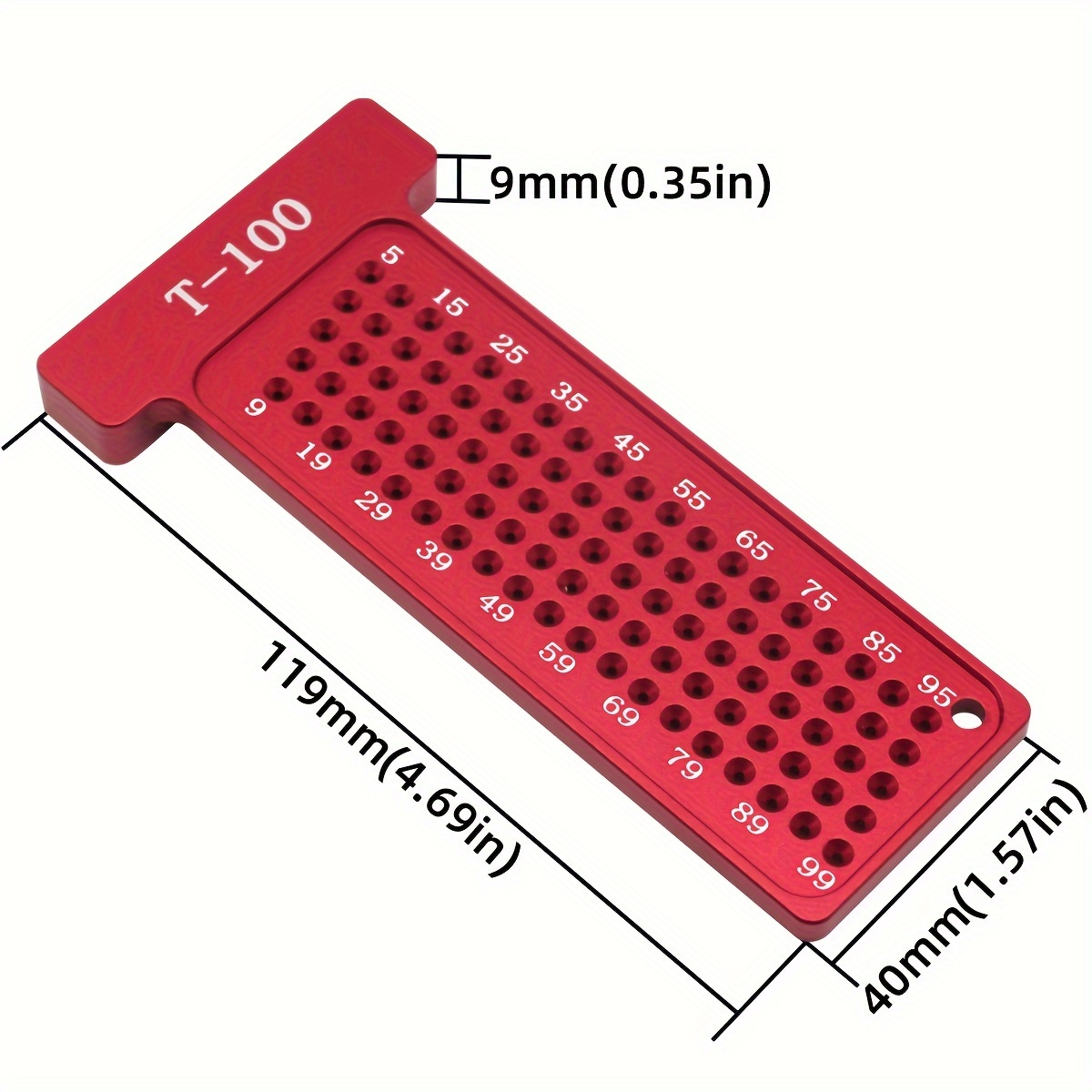 aluminum alloy woodworking scribe precision t ruler set - Temu