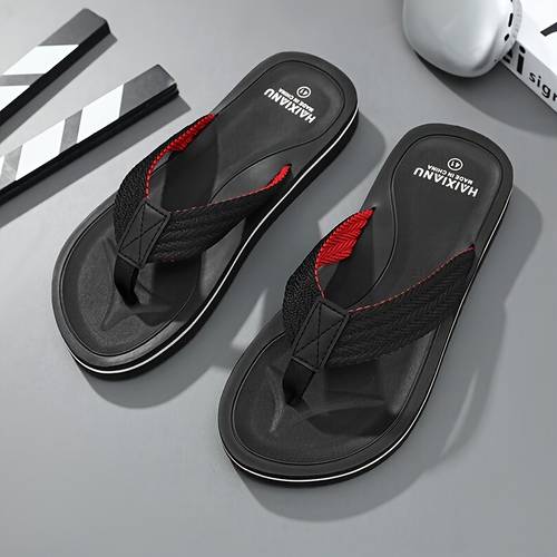 mens slippers summer fashion new style flip flops casual lightweight korean style trendy sandals
