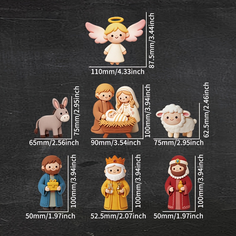 TEMU 1 Set 2d Flat P-magnet Decor, Suitable For Dishwasher, Refrigerator And Washing Machine, Depicting The Virgin Mary Holding The Jesus. Designed