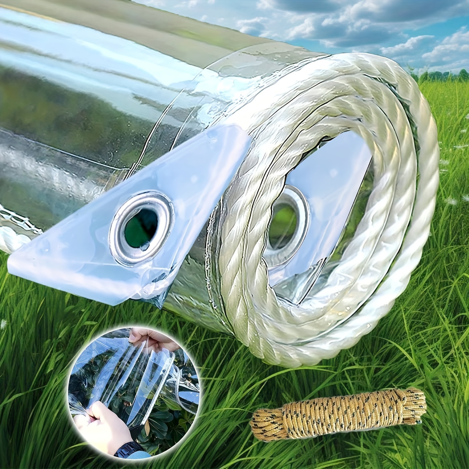 

20 Mil Clear Sealing - For Patios, Coops, Awnings And Camping