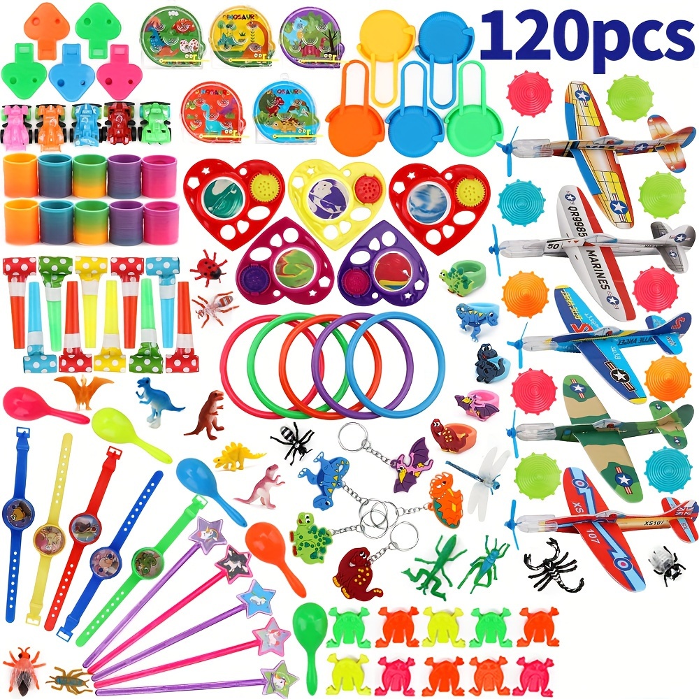  Bestkiy Surtido de 50 piezas de juguetes de relleno de piñata  para niños, juguetes a granel para premios de carnaval, recompensas de  aula, caja de cofre del tesoro, juguetes pequeños para