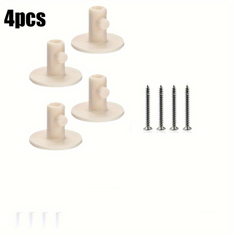 TEMU 4pcs Stand Mixer Attachment Holders Compatible For Accessories Kitchen Storage Organizer With Screw-in Or Adhesive Tape Mixer Attachments Organizer For Storaging Mixer Accessories Tools