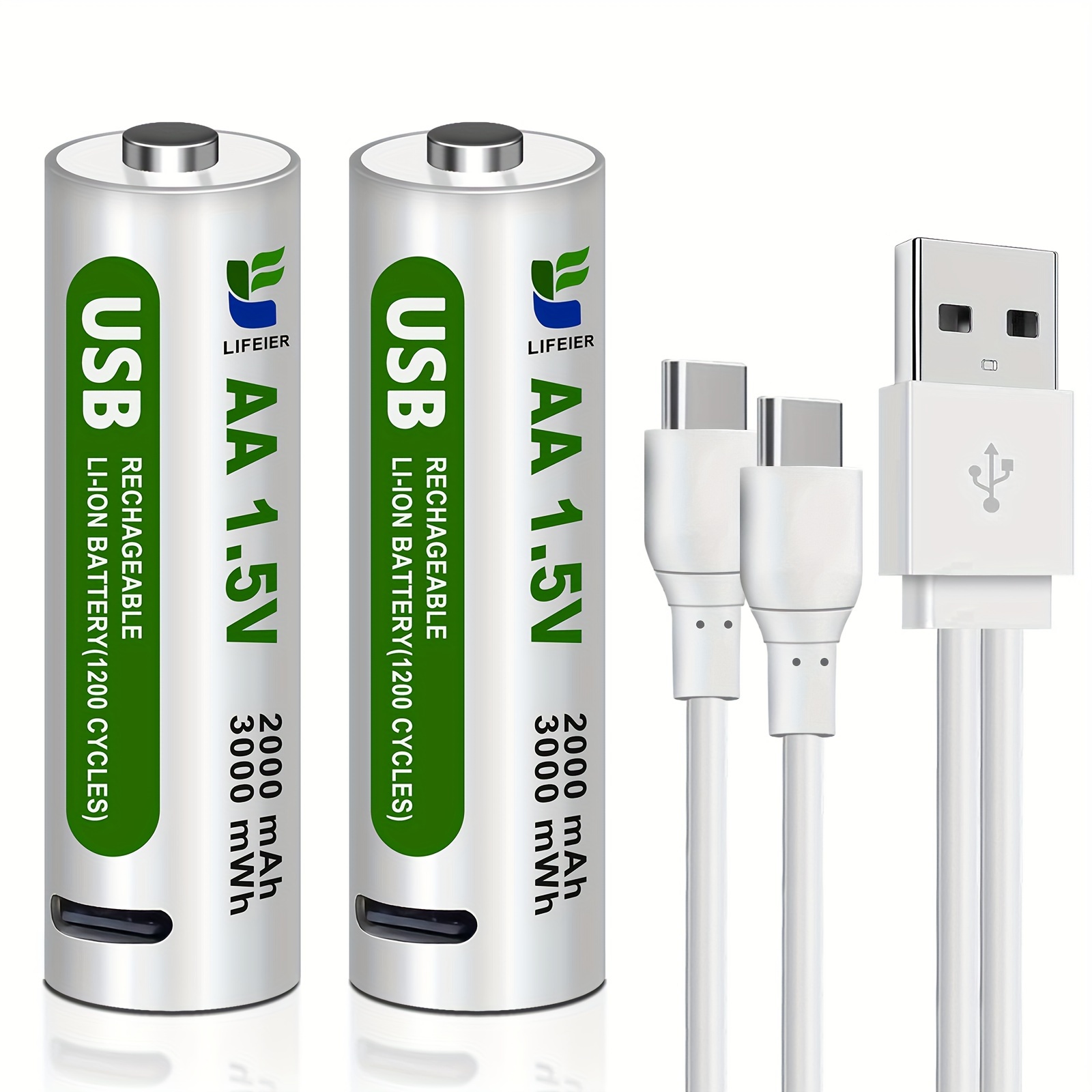 AAA USB Rechargeable Lithium Batteries