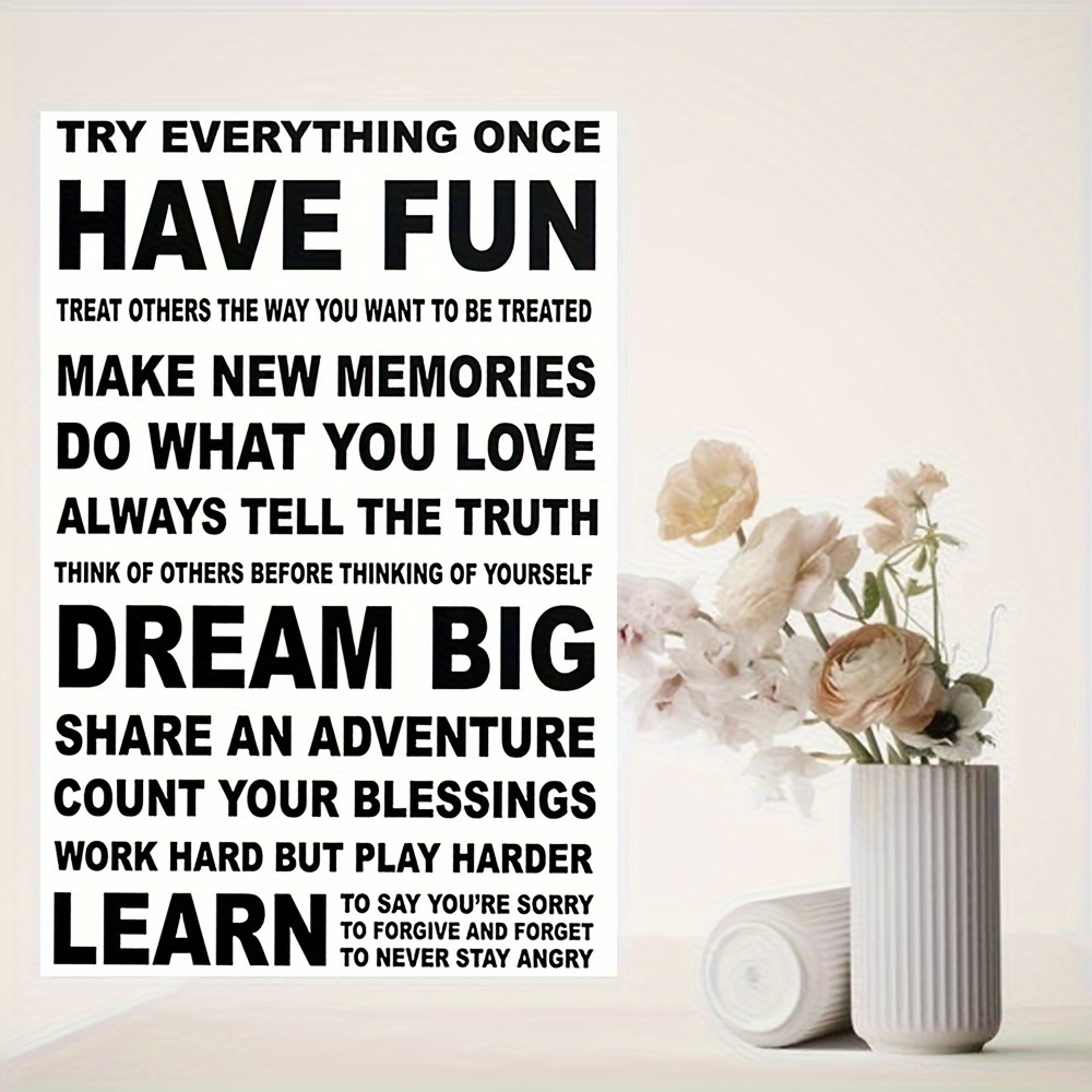 inspirational quote canvas wall art poster 12x18 Temu Philippines