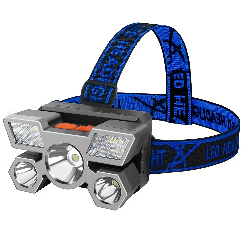 

Cycg 1pc Usb Rechargeable Headlamp - Bright 5 Led, 4 , Lightweight With Built-in Lithium Battery, Portable For Outdoor Camping & Fishing, , Camping Light Rechargeable