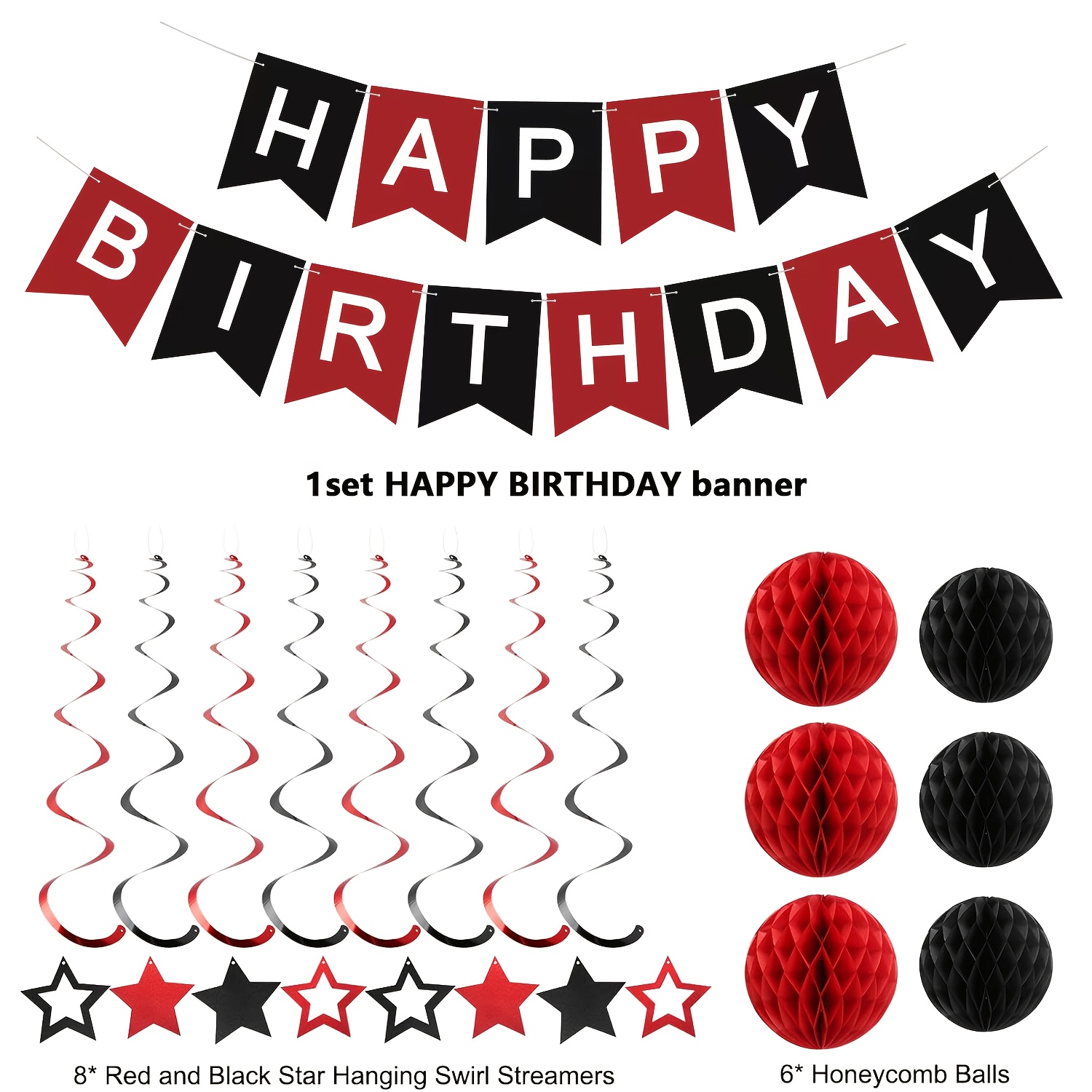 Striscione Olografico Per 8° Compleanno – Blu, Lunghezza 3,9 M – Decorazione Feste Interni/Esterni