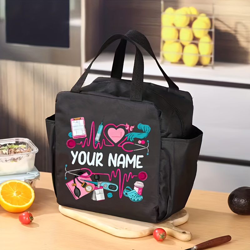 TEMU Un sac fourre-tout personnalisé, élégant et de grande , conçu pour les infirmières avec une bandoulière zippée. Ce fourre-tout spacieux pour