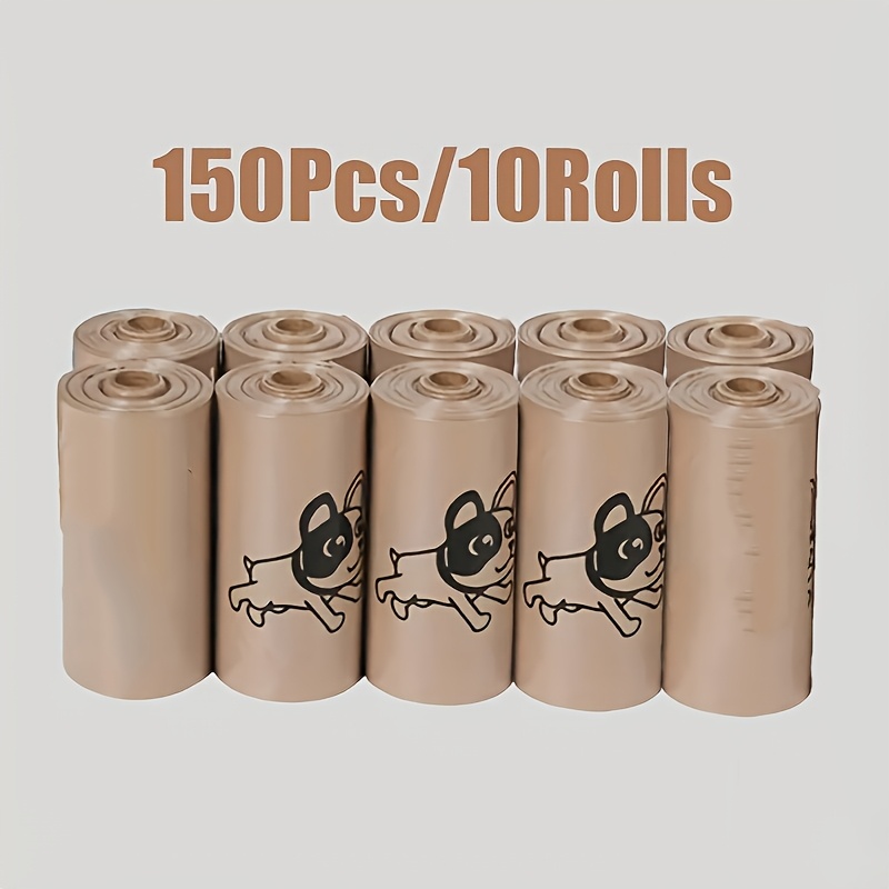 10/8/6 Rolls Random Style Coffee-scented Pet Waste Bags, Misters, Suitable For Outdoor . Direct From Manufacturer, Strong And Durable, Easy To Solve The Poop Problems