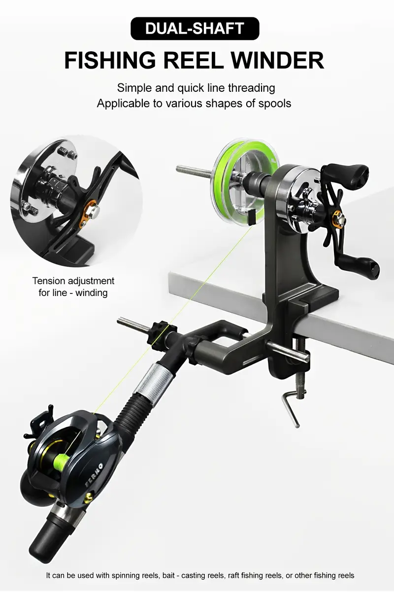 automatick fishing reel line winder SpeedWinder AL-70 Plus quality spool Double Axis Fishing Reel Line