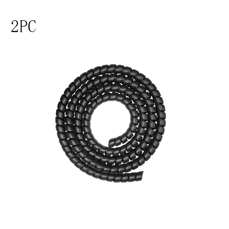 TEMU 2pcs Cable Protector Sleeve, Scooter Accessory, Color-changing Tube, Wrap-around Conduit, Dust-proof And Wear-resistant, Suitable For Xiaomi