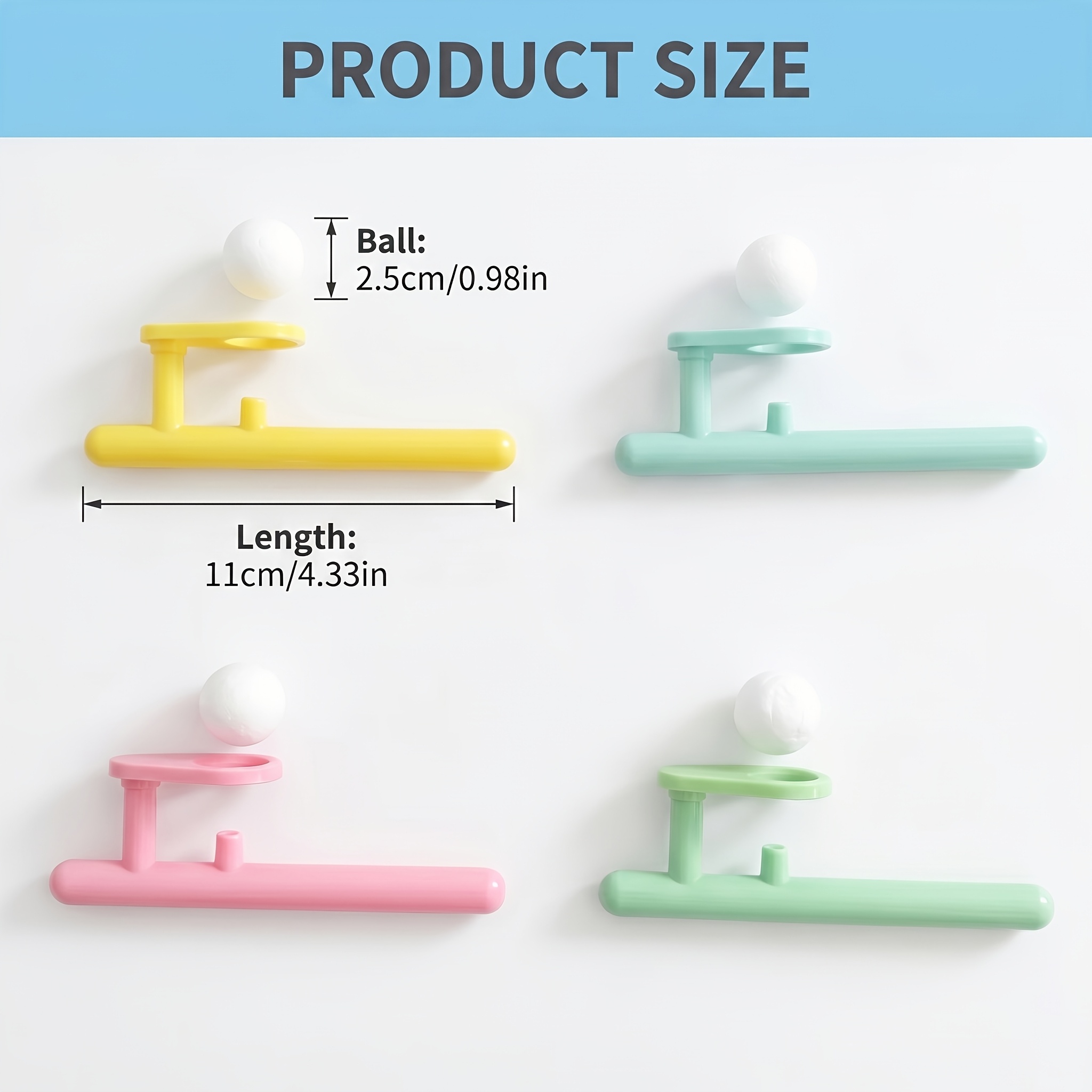 16pcs set floating ball toys for kids this classic retro style plastic game an for classroom rewards party favors fillers and pinata stuffers random colors Product details 1
