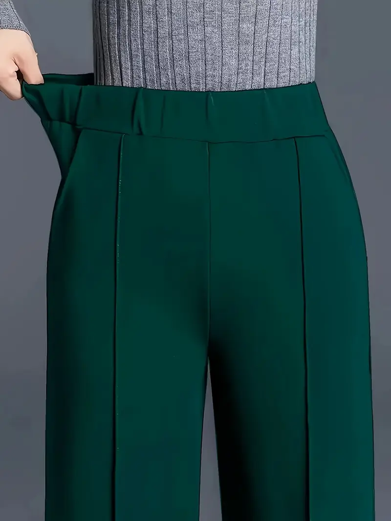 summer fit solid color wide leg pants elegant high - Temu summer fit solid color wide leg pants elegant high - Temu