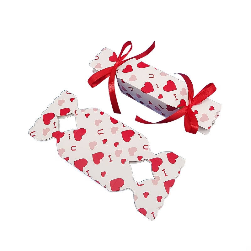 

Boîtes-cadeaux en rouge en de cœur, lot de 10, style européen, pour les , emballage de , Saint-Valentin, douches nuptiales, et autres Pâques et le An.