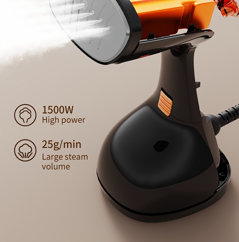 US Plug-in 3-Speed Garment Steamer with Large Water Tank, Gentle Heat & Multiple Ironing Modes - Lightweight Ergonomic Design for Quick Wrinkle Removal, Home & Professional Use, Clothes Ironing, Sleek Iron, Durable Construction 11 US Plug-in 3-Speed Garment Steamer with Large Water Tank, Gentle Heat & Multiple Ironing Modes - Lightweight Ergonomic Design for Quick Wrinkle Removal, Home & Professional Use, Clothes Ironing, Sleek Iron, Durable Construction