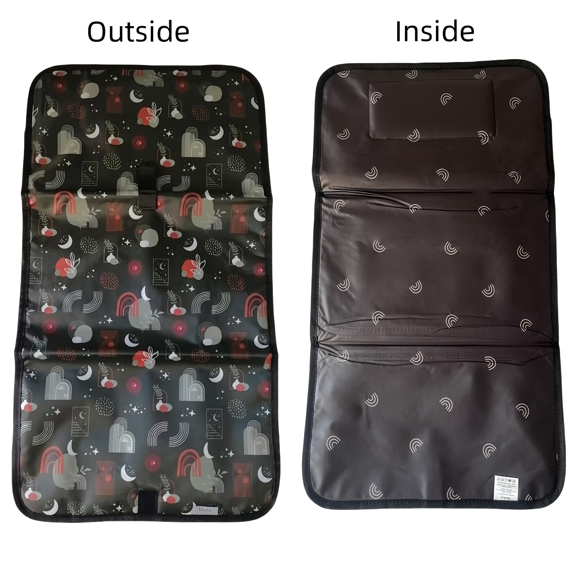 Image of Foldable Baby Diaper Changing Pad Newborn Diaper Pad Portable Toddler Changing Table Durable Oxford Baby Diaper Sheet