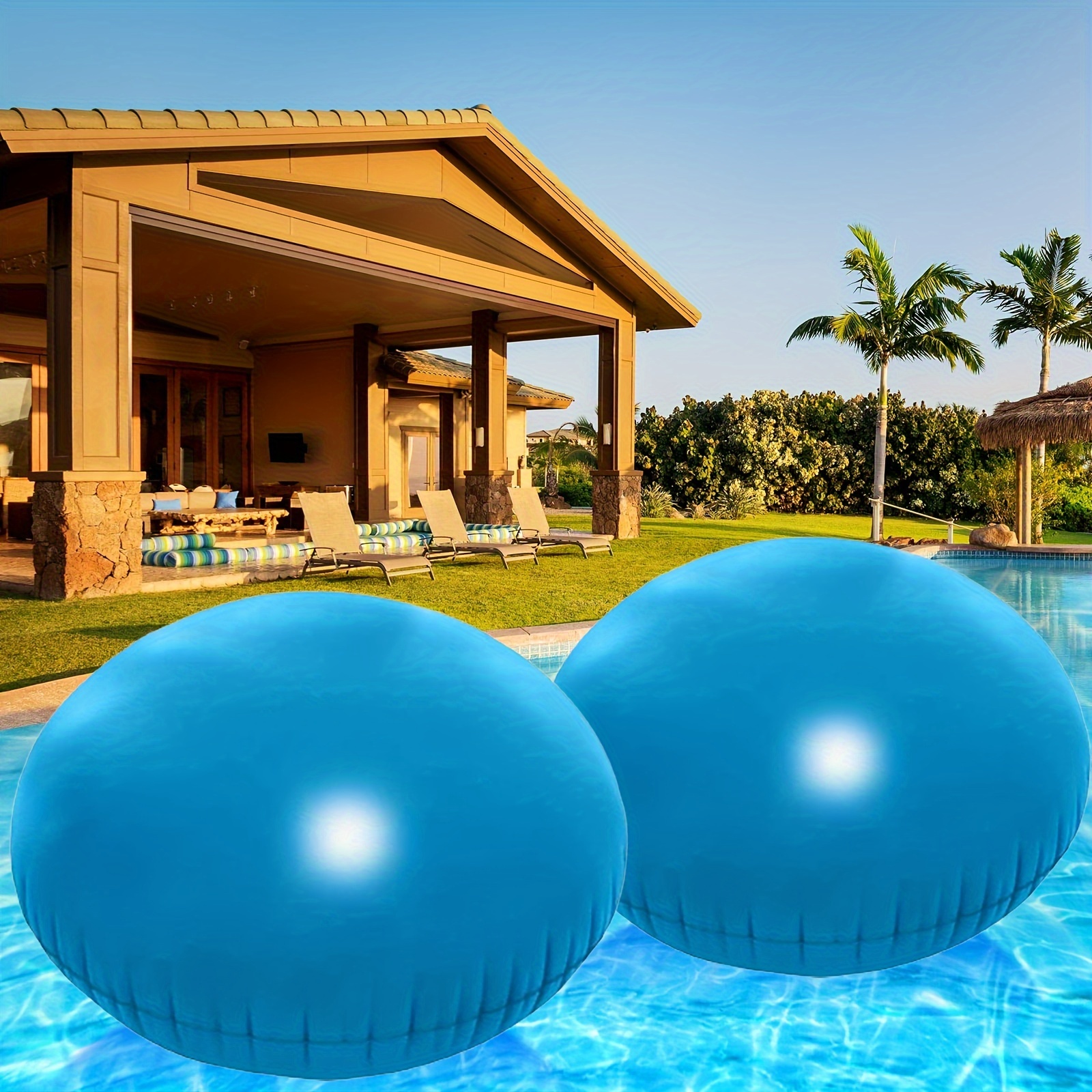 

Round 4ft Inflatable Pool Air Pillow Cushion For Above-ground Winter Pool Covers - Outdoor Swimming Accessory For Closing Winter Pools And Winterizing Kit