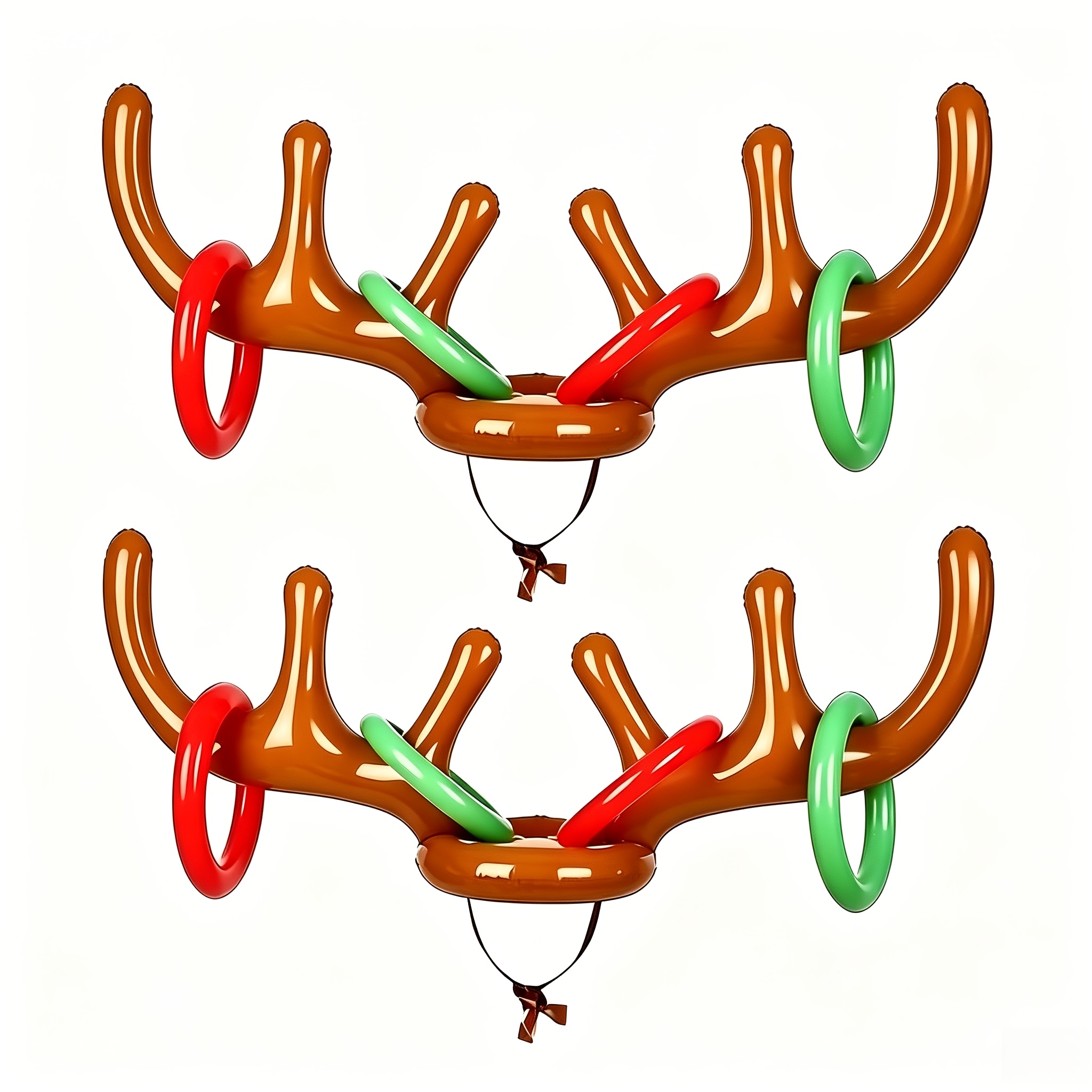 TEMU 2 Sets Of Inflatable Throwing Ring Games For 2 Players, Suitable For A Of Occasions-party Throwing Games, Inflatable Christmas, Easter And New