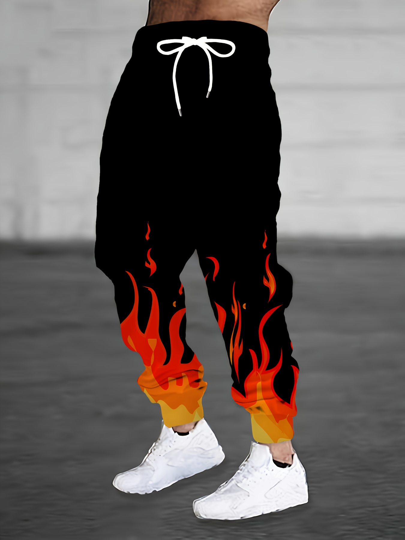 L CHALLENGER FIRE PANTS ORANGE BLACK pants fire sold on Temu Canada