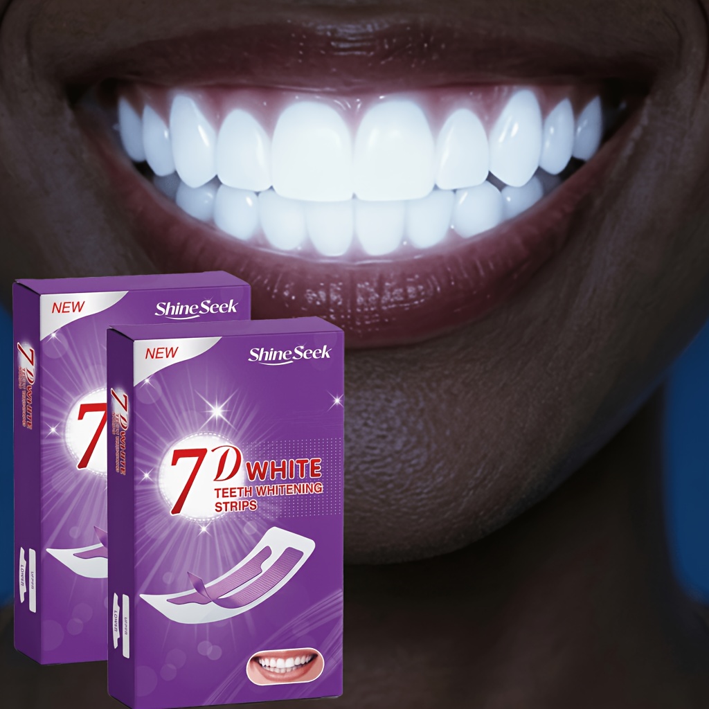 40  es/20   de cinta dental 7d     de primera calidad para regalo, tecnología de segunda generación de cinta dental  , más   a los dientes,   pap, sin peróxido de hidrógeno,   para los dientes, sin daño en las encías, no  , no irritante 0