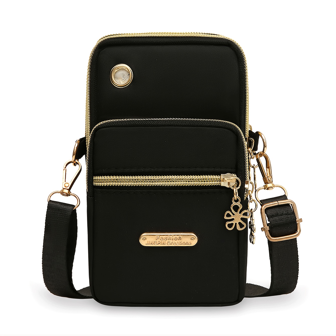 TEMU New Women'-layer Shoulder Crossbody Phone Bag For Daily , Fabric Arm Bag, Wristlet