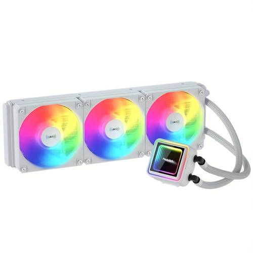 ua360 ua240 argb all in one cpu liquid cooler infinite pump single cable 360mm 240mm radiator with 3x 2x 66cfm pwm fans for lga1200 lga1700 amd am4 am5 aio water cooling