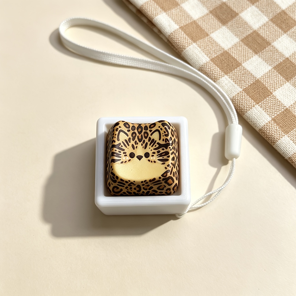 TEMU Porte-clés à bouton-pression , Léopard Doré et pour JAGUAR, Pendentif Décoratif pour Sac à Dos, Imprimé Léopard