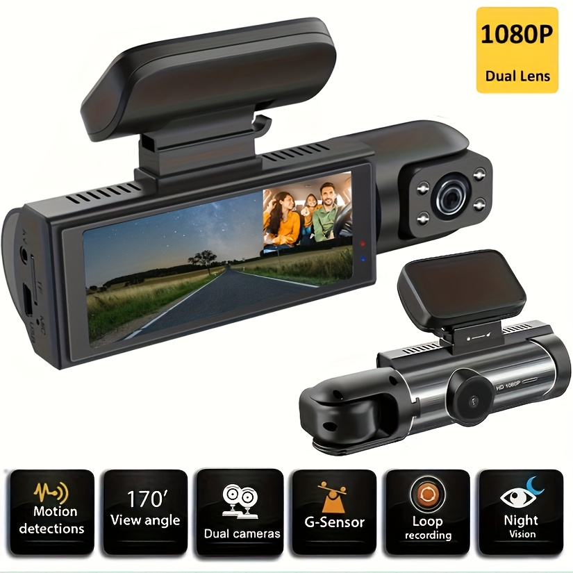 Dual Dash Dashcam Motion Sensor Dual Dash Cam Infrared Night