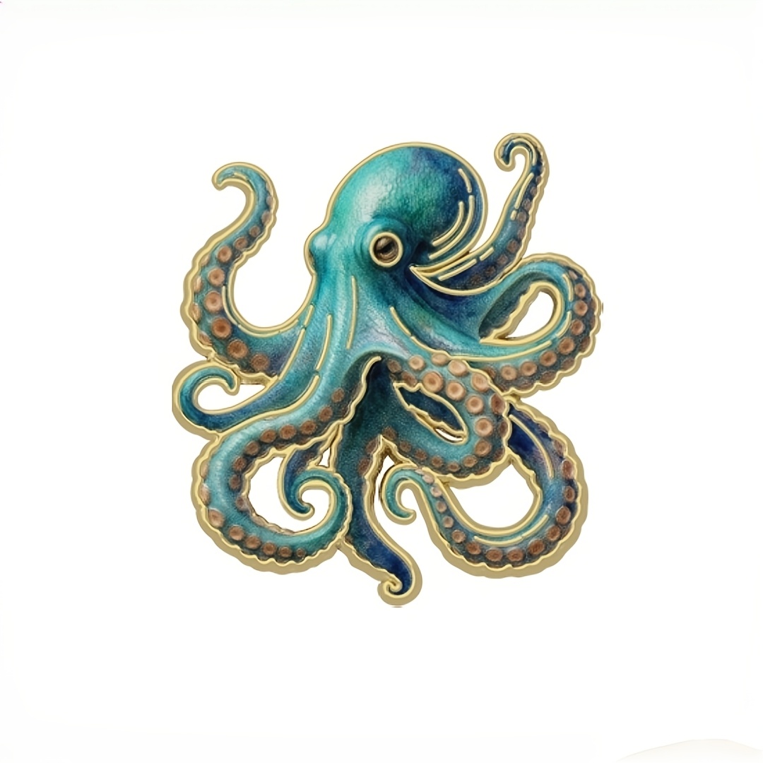 Image of Enamel Brooch Pin Fashion Decorative Brooches Ornaments Lapel Bag Badges Jewelry Gifts
