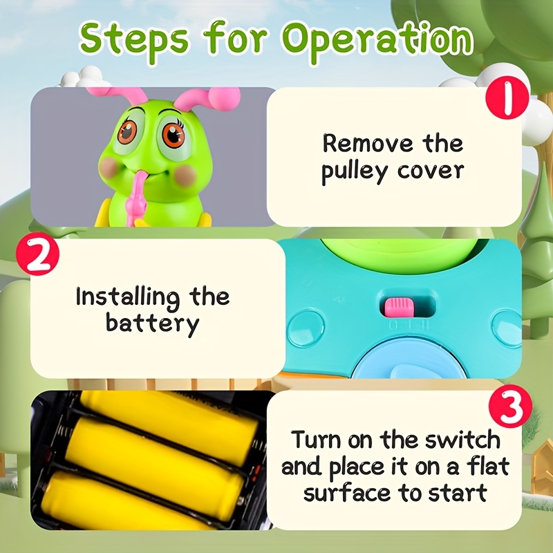 interactive twisting worm saxophone toy with dancing music colorful lights educational safe abs material 6 colors white no batteries needed christmas halloween gift for kids kid toy design durable construction preschool children early childhood education sturdy construction young children best for christmas Product details 6