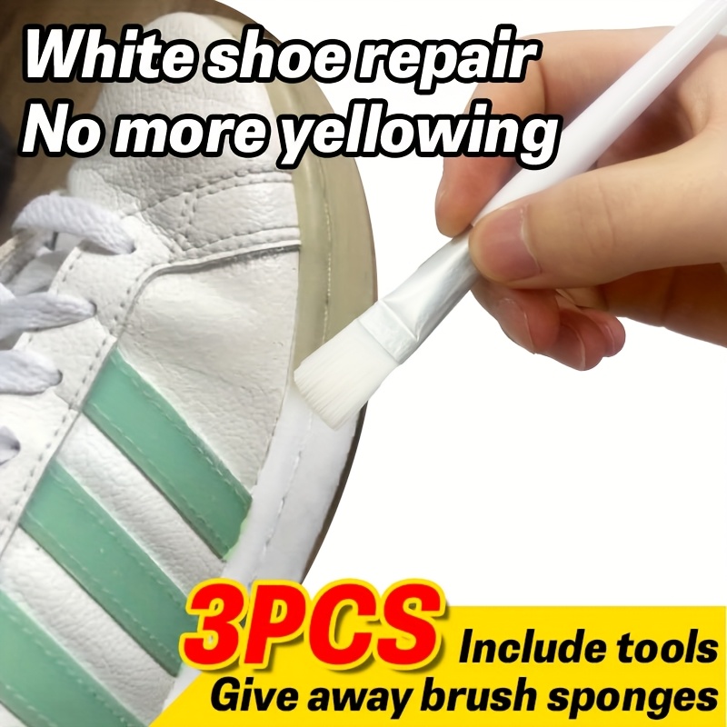 white shoe polish repair cream sneakers scratch remover Temu
