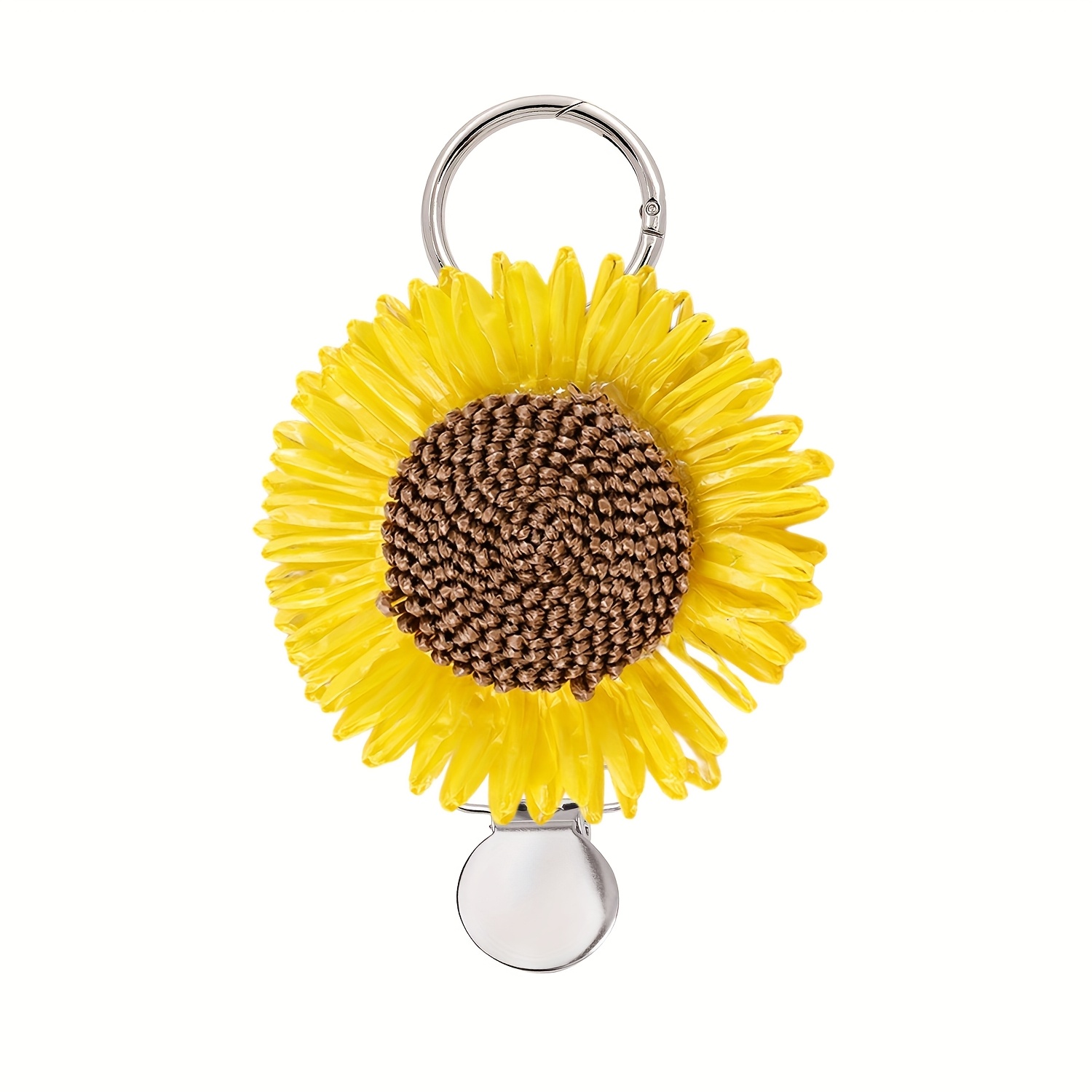 TEMU Clip para sombrero de de estilo bohemio resistente para viajes - Soporte versátil de paja para sombreros , ideal para bolsos y maletas de