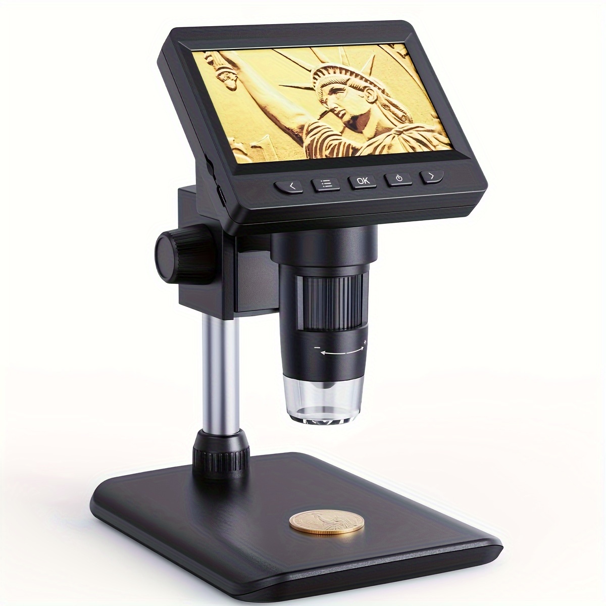 

Digital Microscope 8led 1000x Real Shot Rendering Computer Microscop Electron Biological Microscope
