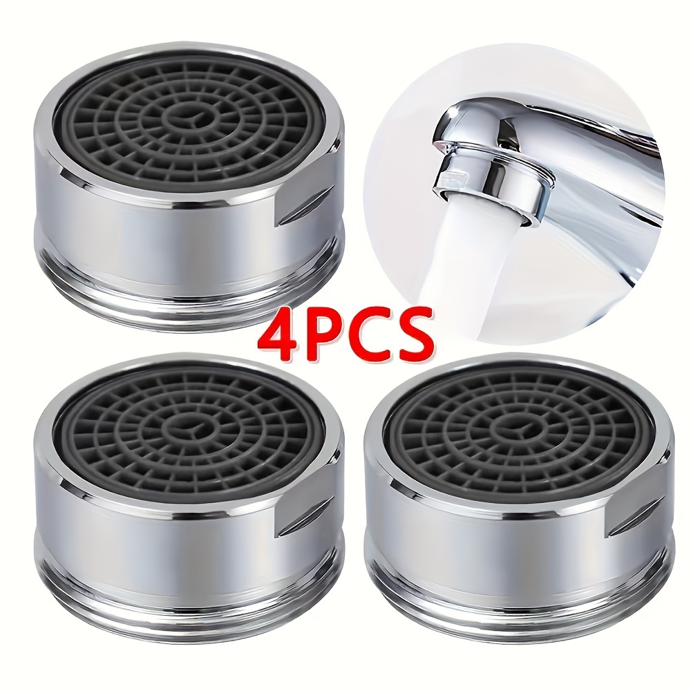 4/2pcs Water- Faucet Aerators With Replaceable Filters - M24 24mm, & Noise-reducing For Bathroom Taps