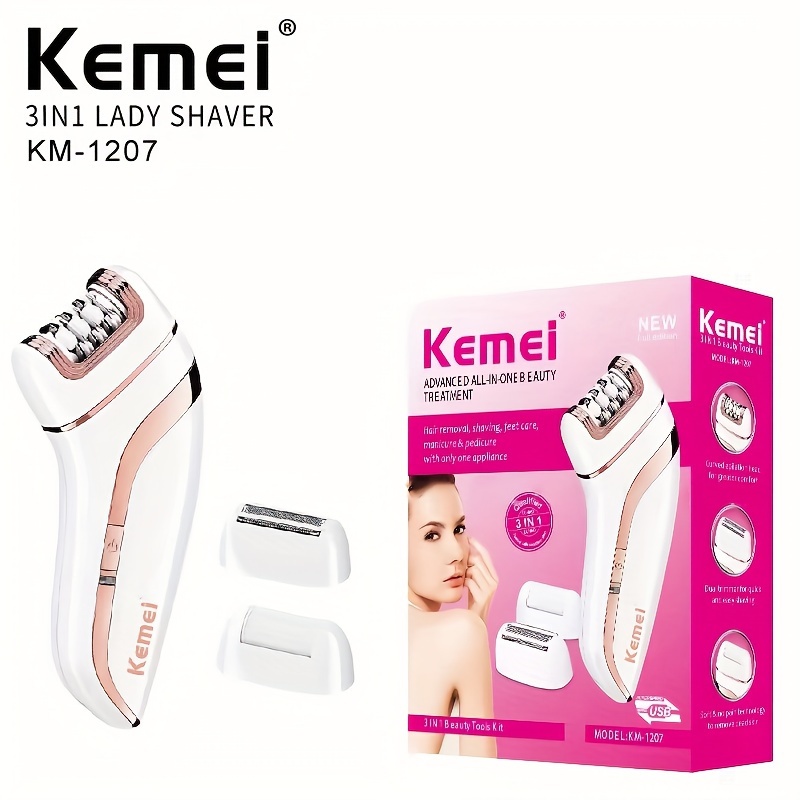 

New Ladies' Multifunctional 3-in-1 Hair Removal Device, Small And Portable, Gentle Hair Removal Electric Hair Removal Device