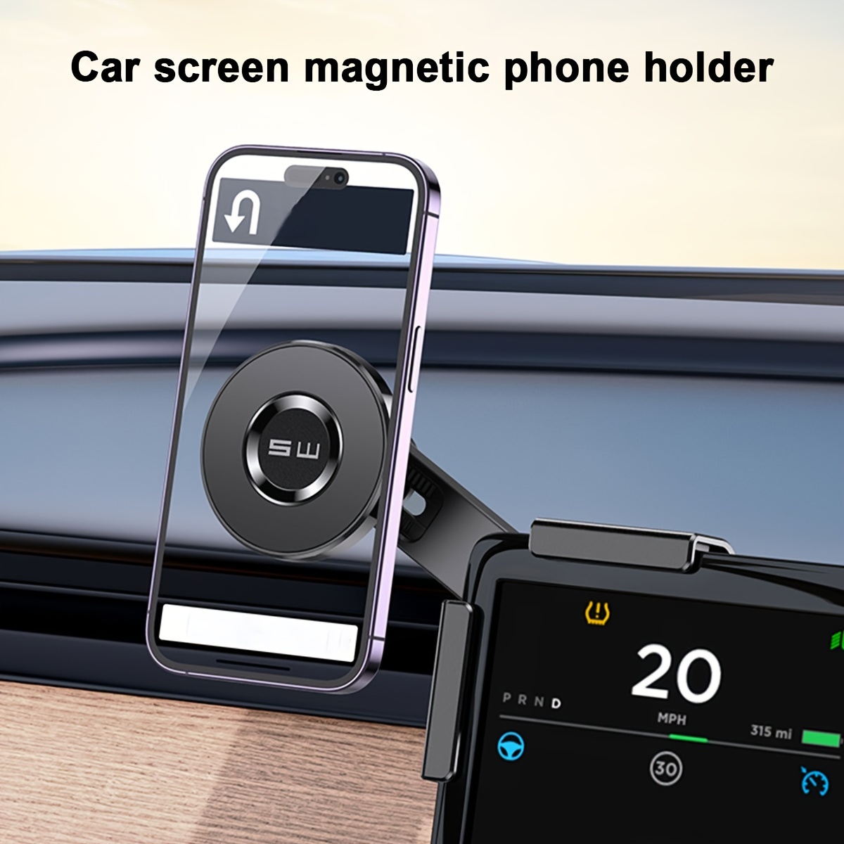 

Car Phone Holder - , For Tesla 3 & Y, Pc , For Vehicles