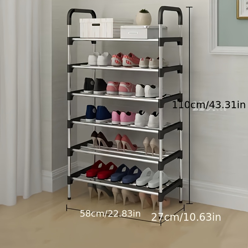 TEMU A Set Of Shoe Racks, Independent Shoe Racks, Easy-to-assemble Shoe Racks For Retail Shoe Stores, 6/7-layer Shoe Storage Racks For Entrances -