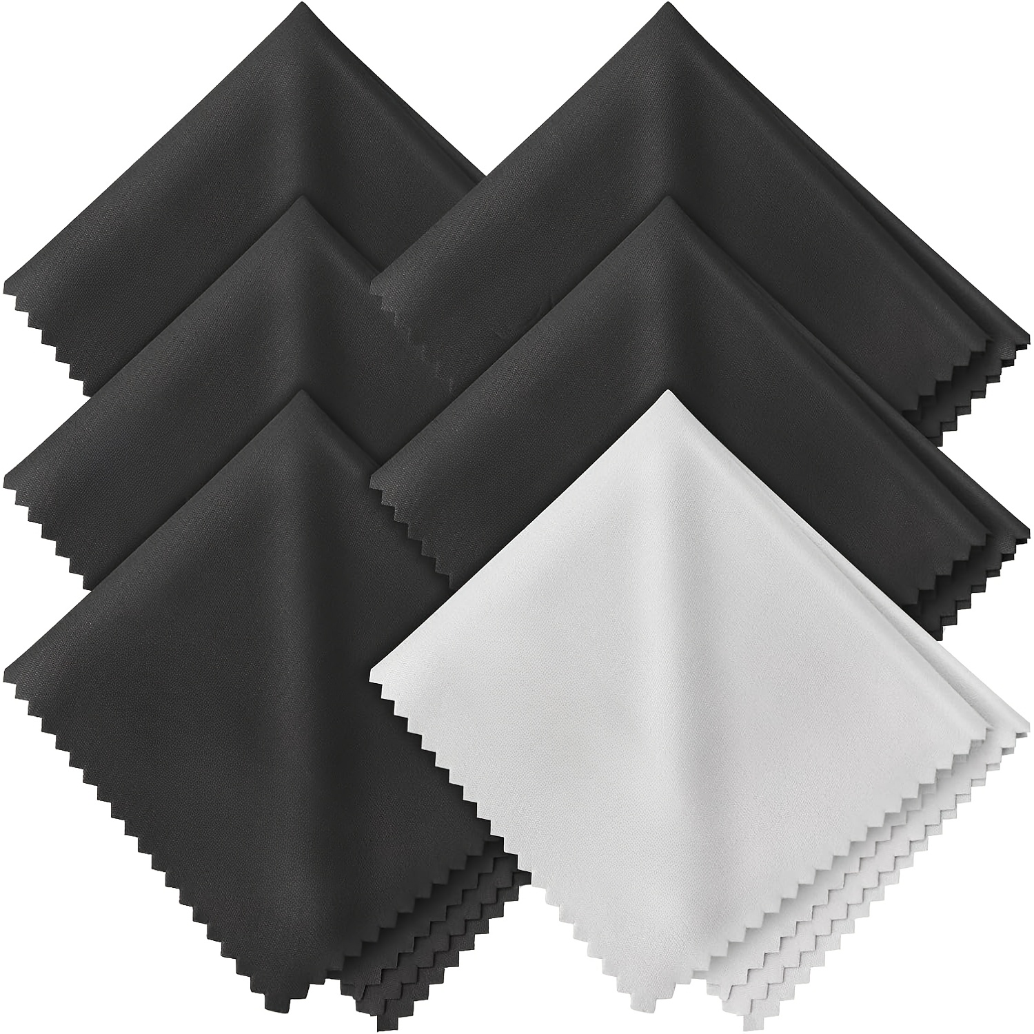 6*6in Eye Glass Clean Cloths | Individually Wrapped, High-density, Ultra Soft, Scratch-free Premium Microfiber Cleaning Cloth For Glasses, Camera Lens, Screen, Electronics, Tv, Eyeglass