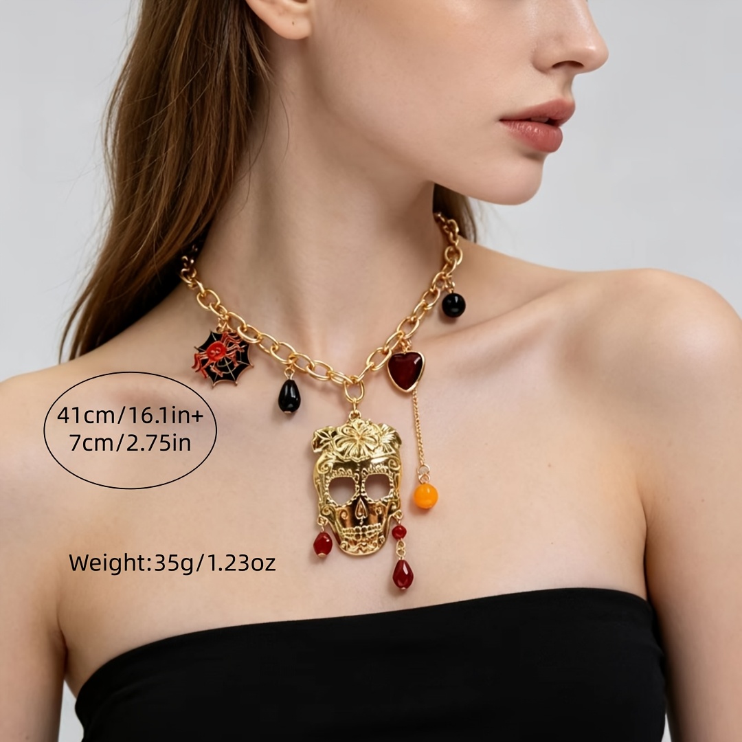 Women's Elegant Halloween Necklace, Stylish Gift