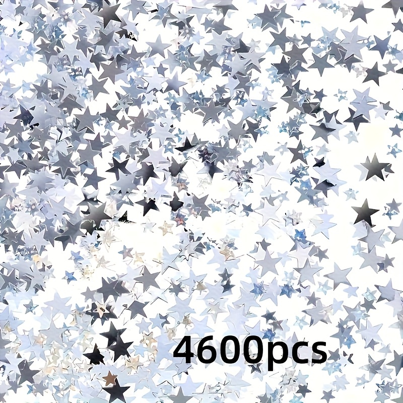 730pcs/2300pcs/4600pcs Silvery Confetti - For Weddings, Birthdays, Christmas, Holiday Parties, Anniversaries, And Festive Decorations