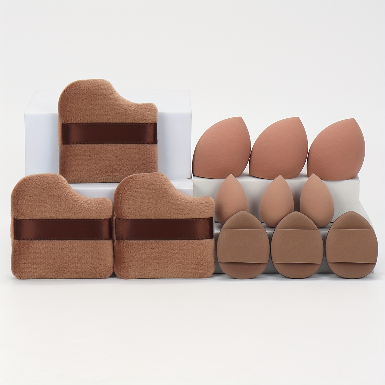 12pcs Multi-Colored Makeup Sponge Set for Blending