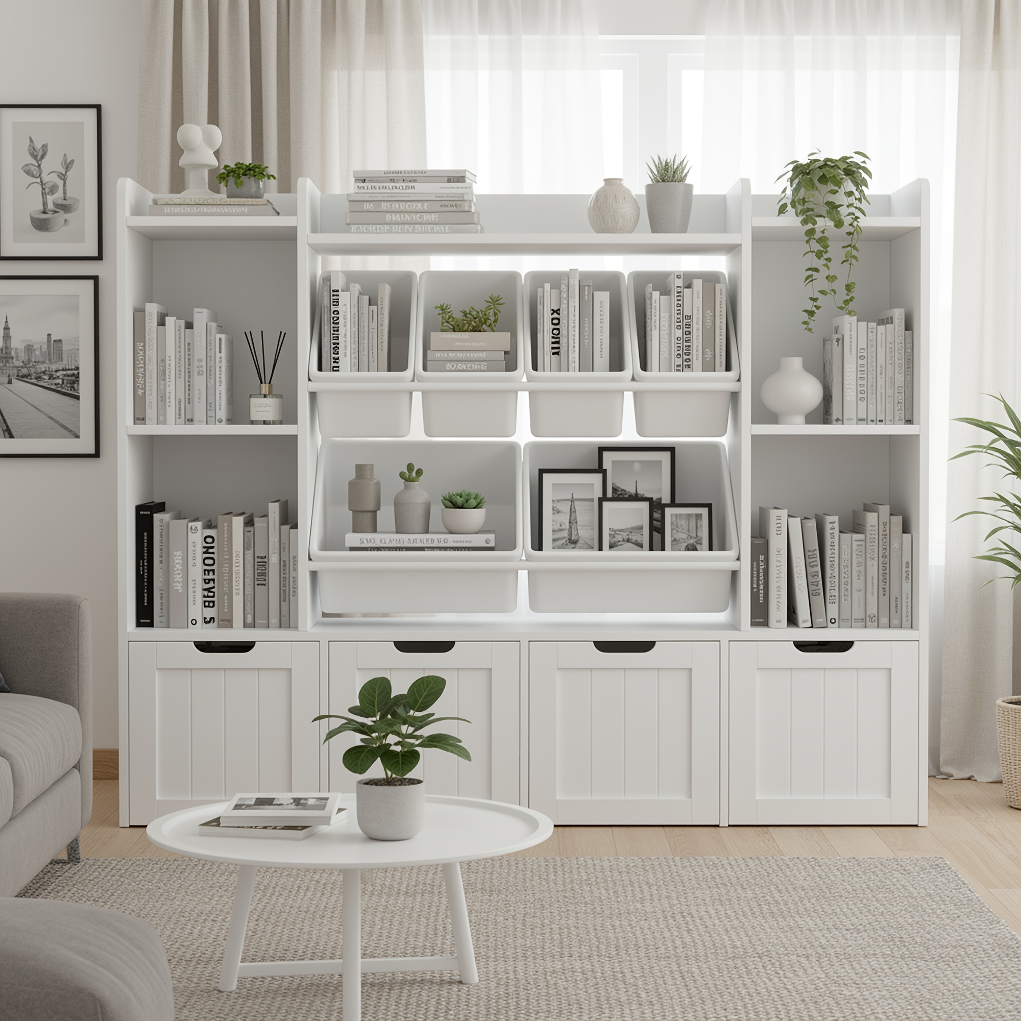 Kealive Chest of Drawers with 6 Removable Boxes