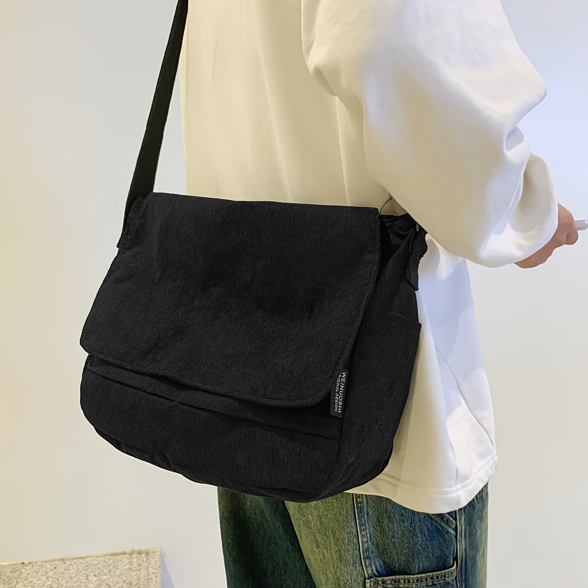 Solid Color Women's Off-shoulder Bag