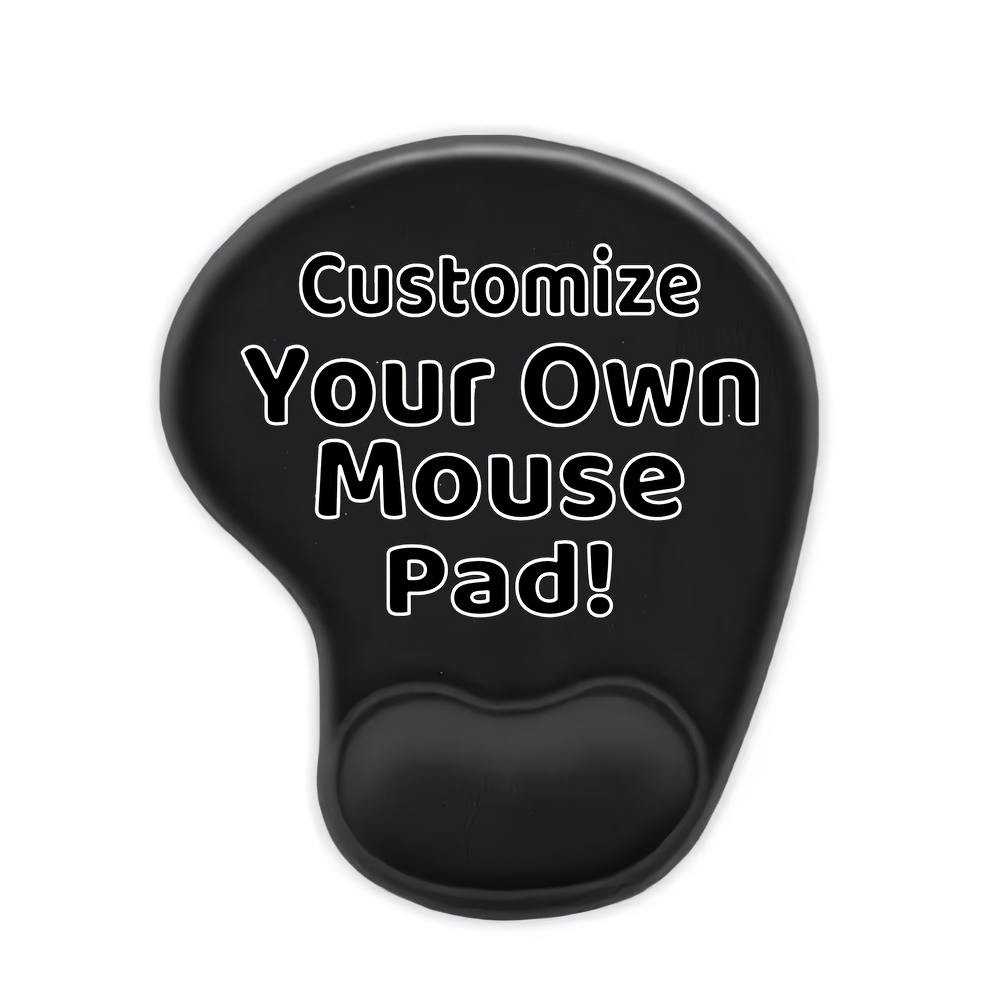 TEMU Personalized Mouse Pad With Wrist Support - A Comfortable And Durable High-end Desk Mat Suitable For Computers, Laptops, And Gaming -