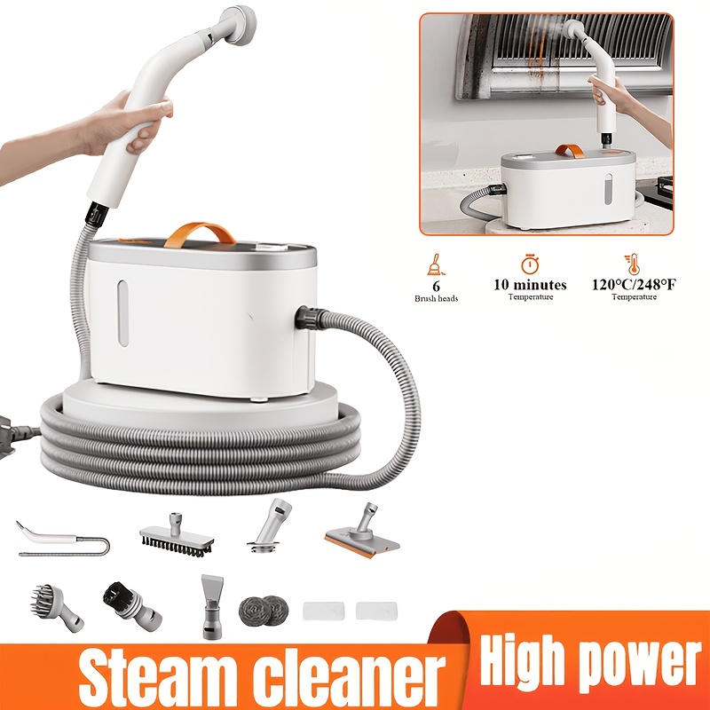 High power Fast Heating Handheld Steam Cleaner -6 Multifunctional Drama Heads, Large Capacity And Dual Safety Automatic New Electric Protection (kitchen, Sofa, Floor, Bathroom, Air Conditioning, Refrigerator, Cars) 6 High power Fast Heating Handheld Steam Cleaner -6 Multifunctional Drama Heads, Large Capacity And Dual Safety Automatic New Electric Protection (kitchen, Sofa, Floor, Bathroom, Air Conditioning, Refrigerator, Cars) - Image 6