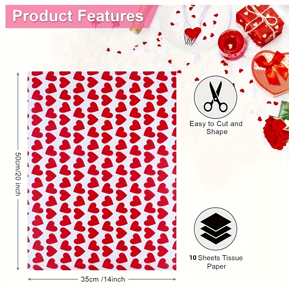 Valentines Tissue Paper Fovths Valentine Gift Bags With Tissue