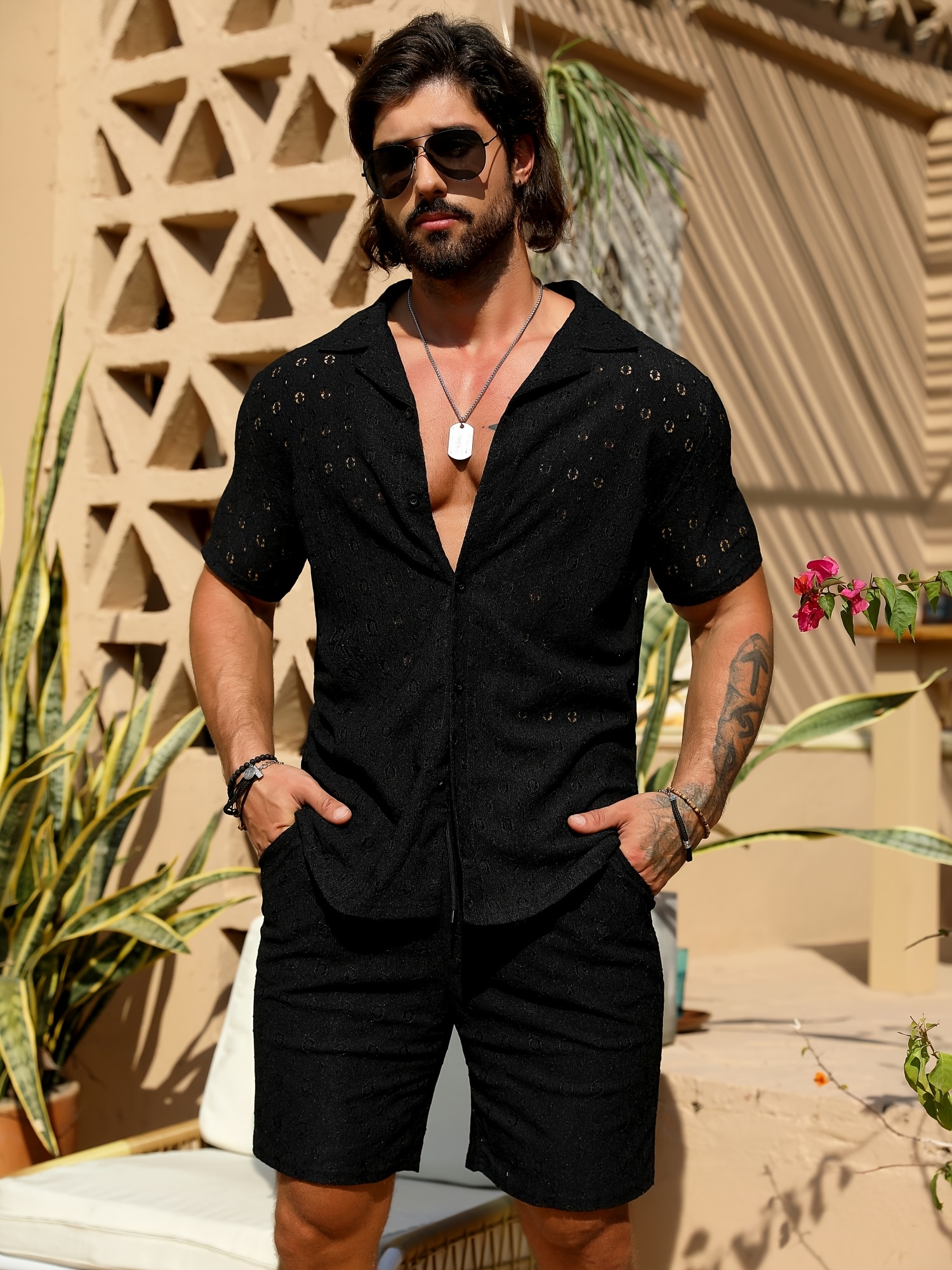 Boxer Homme BLACK LEVEL - Dentelle Bleue Devant - Taille S à XL - Neuf Avec étiquette