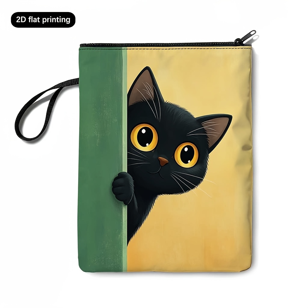 TEMU para libros con estampado de animales, cubierta para diarios y cuadernos de mujer, bolsa de almacenamiento de