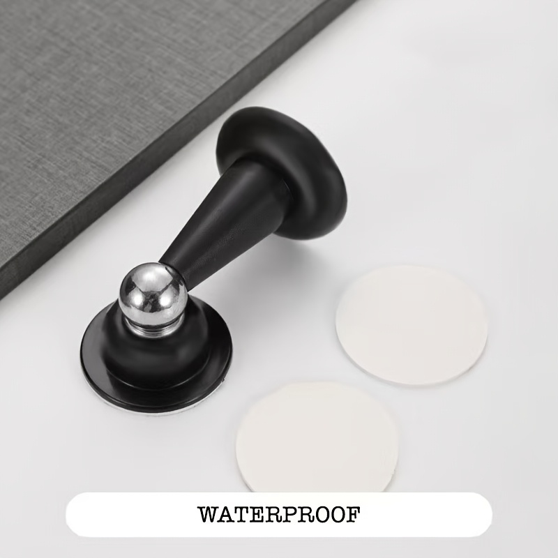 TEMU Une paire de butoirs de porte magnétiques de qualité supérieure, robustes et durables - Faciles à installer, aucun perçage - Convient pour une